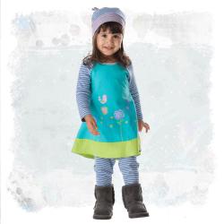 Komplet - Birdie Garden Dress Set
